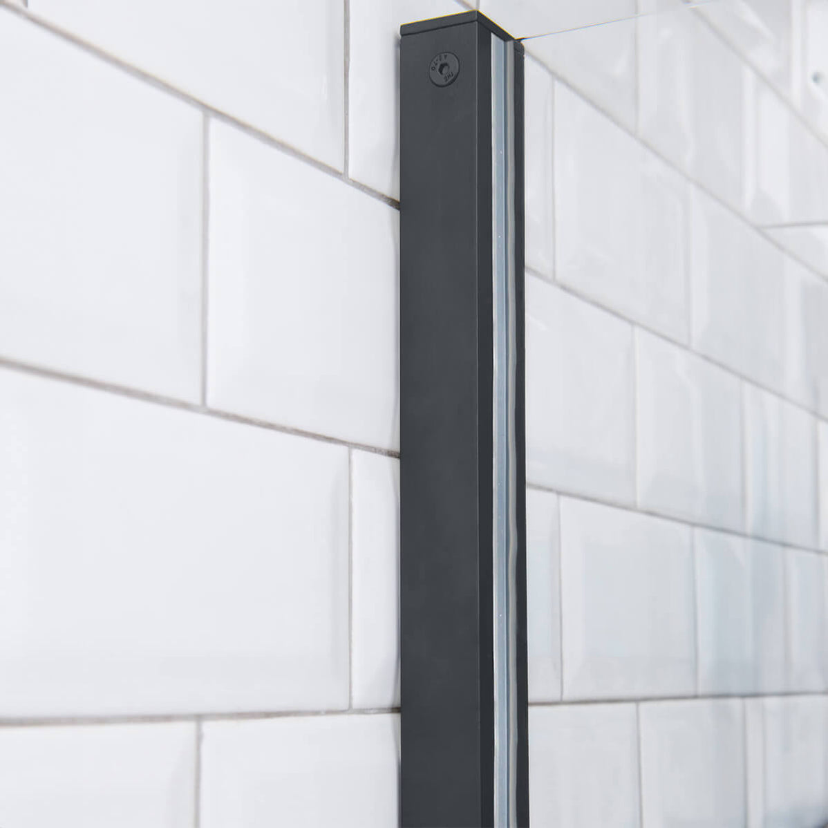 Acrylic Stick-On Shower Screen | Squid